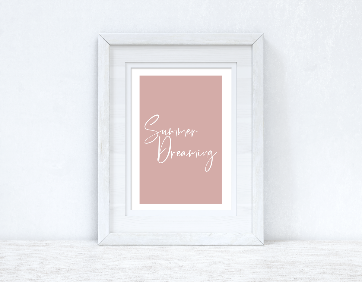 Summer Dreaming Nude Pink Summer Seasonal Wall Home Decor Print –  CuppaDecor™