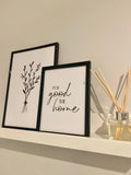 Flower 4 Simple Line Work Bedroom Home Wall Decor Print