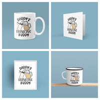 Personalised Daddy's Drinking Buddy Fathers Day Collection