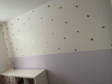 Assorted Shapes Wall Stickers Decal Bedroom Kids Nursery Dressing Room Home Decor Decal *Excludes Rose Gold & Chromes & Glitter Colours - ONE COLOUR/SHAPE PER A PACK