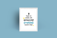 Personalised This Is What An Amazing Grandad Looks Like Fathers Day Collection