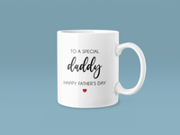 Personalised To A Special daddy Heart Fathers Day Collection