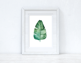 Tropical Summer Leaf 2 Summer Seasonal Wall Home Decor Print