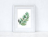 Tropical Summer Leaf Summer Seasonal Wall Home Decor Print