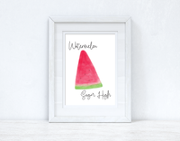 Watermelon Sugar High Summer Seasonal Wall Home Decor Print