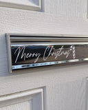 Merry Christmas Candy Cane Letter Box Letterbox Decor House Sticker Label