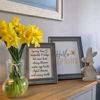 Spring Time List Spring Seasonal Wall Home Decor Print