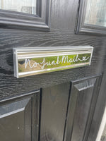 Custom Made Front Door Letterbox Label Letter Box Vinyl Sticker