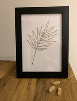 Boho Palm Leaves 2022 Boho Hippie Simple Home Wall Decor Print